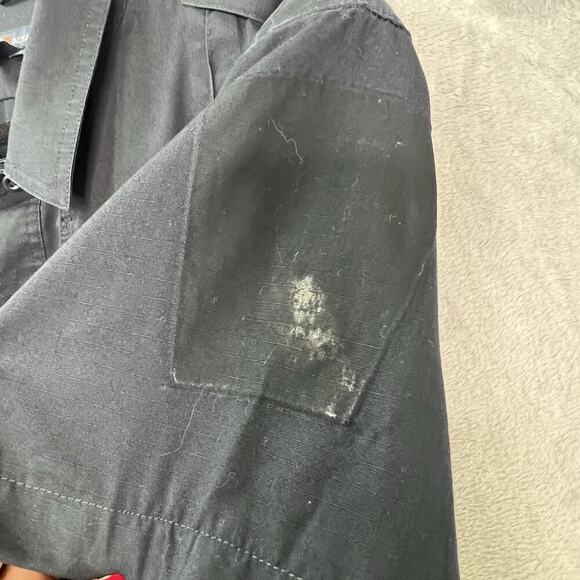 5.11 Tactical Series Mens 2XL Shirt blue Pockets Workwear Auto Shop Mechanic - Picture 2 of 13